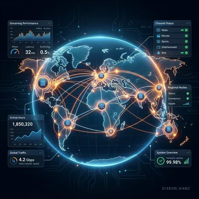 Smartiflix Global IPTV Streaming Network — Server Infrastructure for Resellers